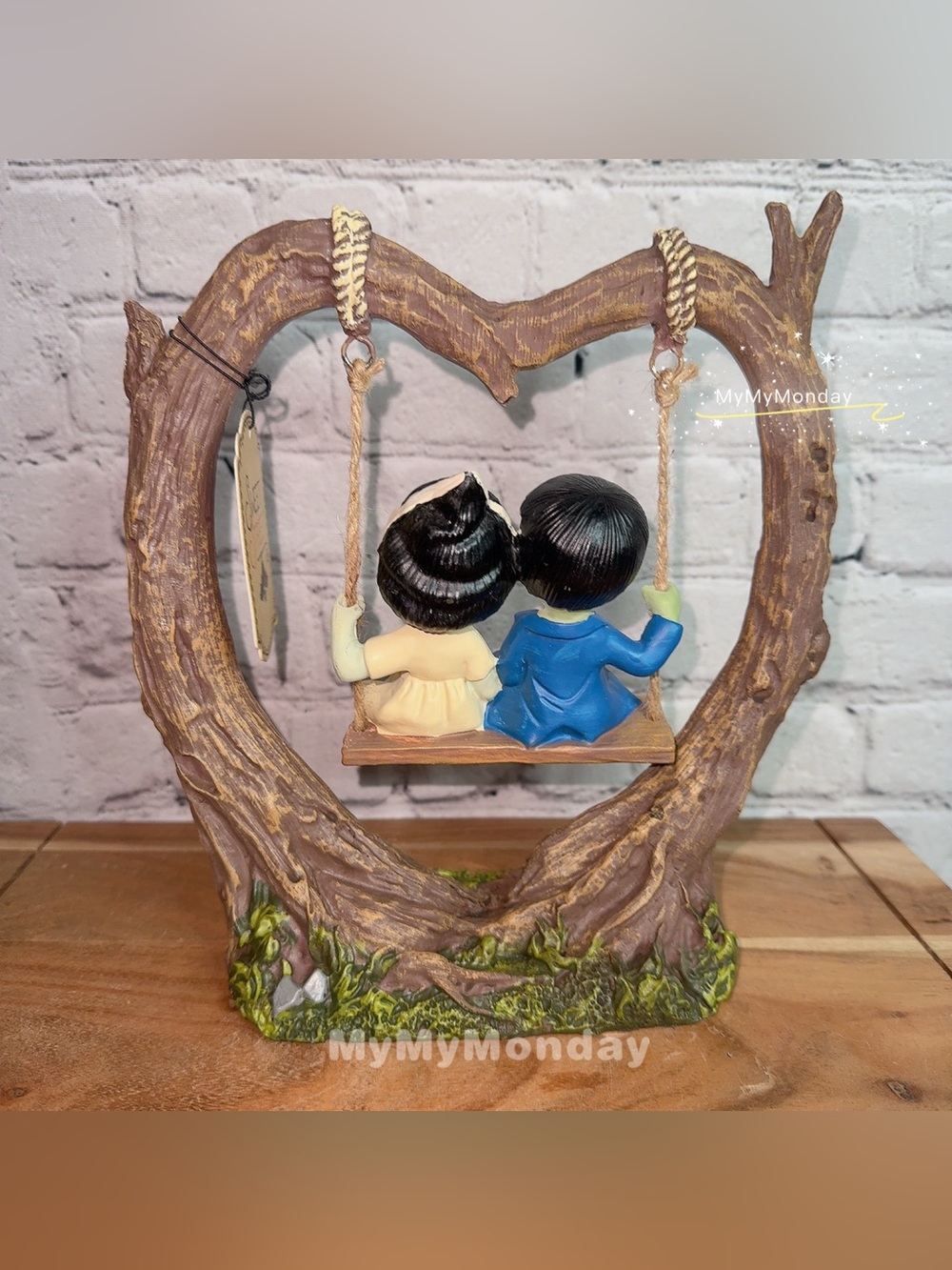 Halloween Frankenstein and Bride Swing Figurine - Picture 3 of 3